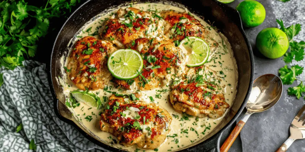 Coconut Lime Chicken Skillet Recipe