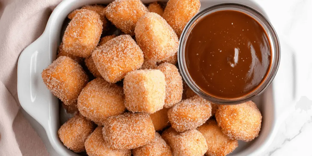 Crispy Air Fryer Churro Bites Recipe