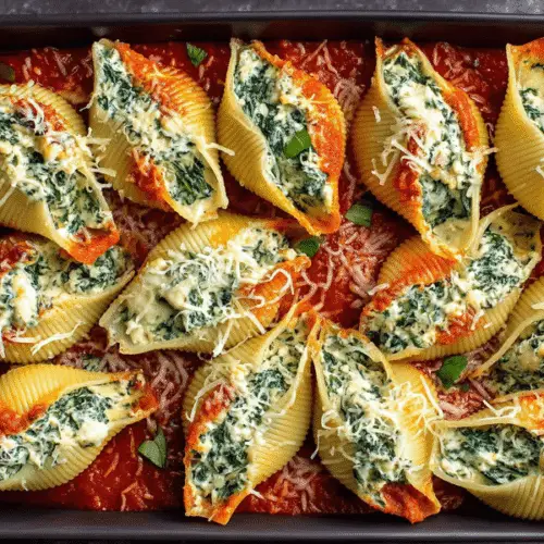 Spinach And Ricotta Stuffed Shells Recipe