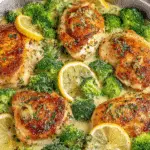 Creamy Garlic Chicken with Broccoli Recipe