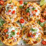 Cheesy Chicken Tostadas Recipe