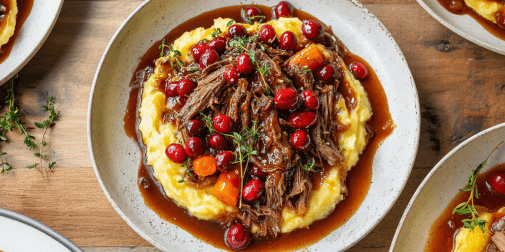 Cranberry Balsamic Roast Beef Recipe