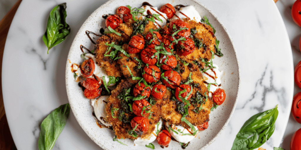 Crispy Chicken Caprese Recipe