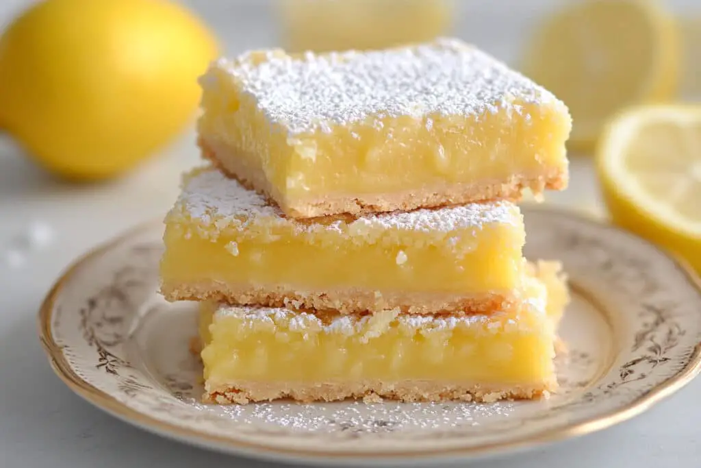 Lemon Bars with Shortbread Crust Recipe Lemon Bars with Shortbread Crust Recipe