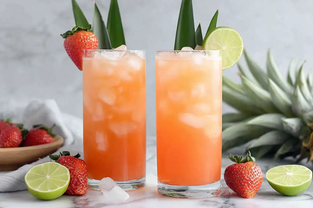 Pineapple Strawberry Agua Fresca Recipe Pineapple Strawberry Agua Fresca Recipe